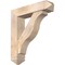 Ekena Millwork Funston Arts and Crafts Smooth Bracket w/ Offset Brace, Douglas Fir, 7 1/2"W x 32"D x 36"H BKT0806X32X36FST03SDF - alternate 1
